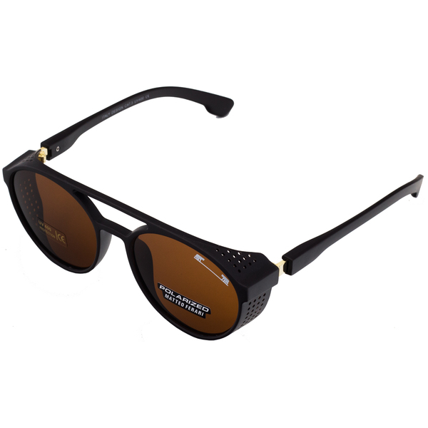 Ochelari de soare maro bărbătești, polarizați, UV400, MFJH-003BR