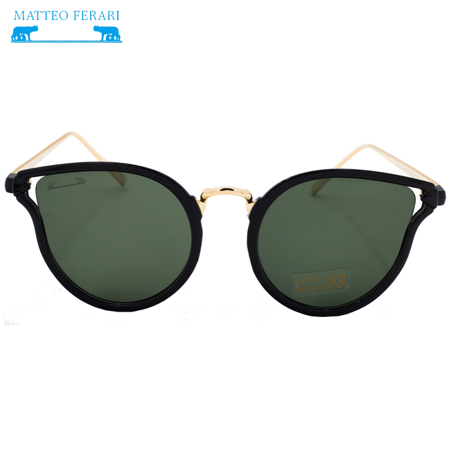 Ochelari de soare pentru Femei, Cat eye, Matteo Ferari, UV400, Negru, MFJH-033BK