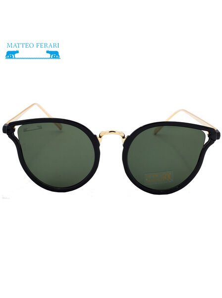 Ochelari de soare pentru Femei, Cat eye, Matteo Ferari, UV400, Negru, MFJH-033BK