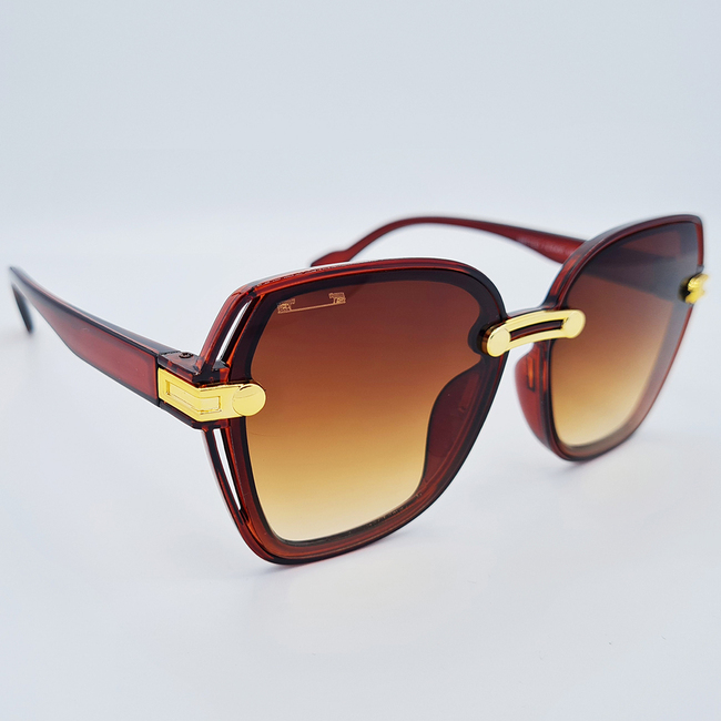 Ochelari de soare maro pentru Femei, Elegant, protecție UV400, MFJH-137BR