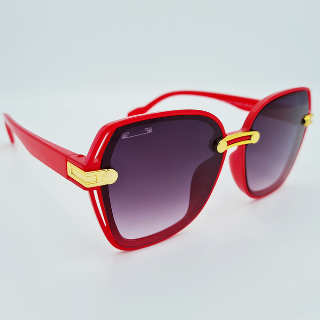 Ochelari de soare damă, ramă roșie, UV400 MFJH-137R