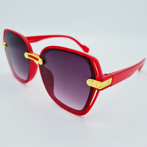 Ochelari de soare damă, ramă roșie, UV400 MFJH-137R