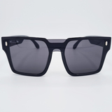 Ochelari de soare unisex, lentila neagră, ramă neagră, UV400 MFJH-153BK