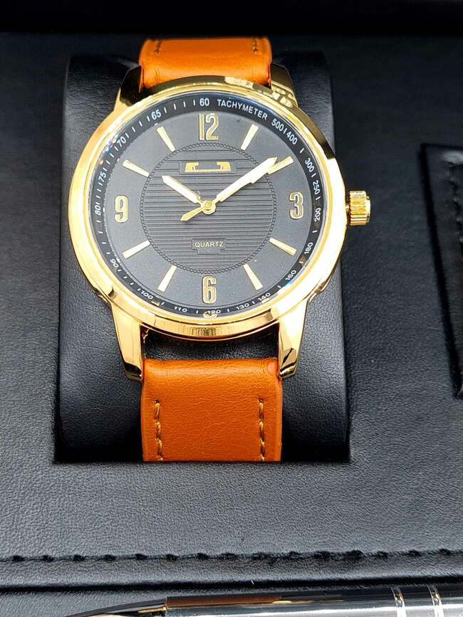 Set bărbătesc Cadou Matteo Ferari, Ceas, Butoni si pix metalic MF070B110G