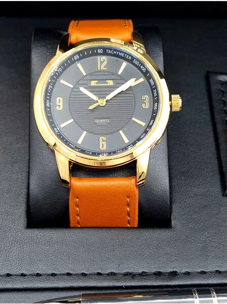 Set bărbătesc Cadou Matteo Ferari, Ceas, Butoni si pix metalic MF070B110G