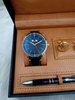 Set bărbătesc Cadou Matteo Ferari, Ceas, Butoni si pix metalic MF079B110G