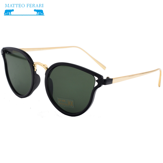 Ochelari de soare pentru Femei, Cat eye, Matteo Ferari, UV400, Negru, MFJH-033BK