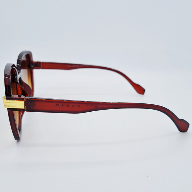 Ochelari de soare maro pentru Femei, Elegant, protecție UV400, MFJH-137BR