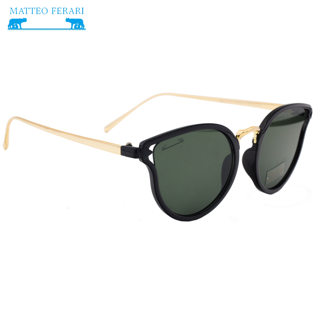 Ochelari de soare pentru Femei, Cat eye, Matteo Ferari, UV400, Negru, MFJH-033BK
