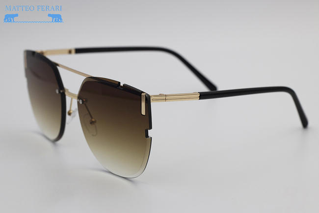 Ochelari de soare pentru Femei, Matteo Ferari, Gradient Maro, UV400, MFJH-099BR
