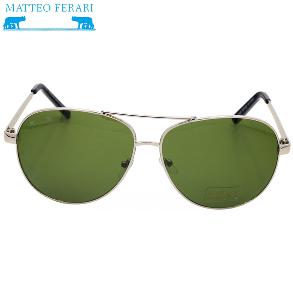 Ochelari de soare Bărbătești, Matteo Ferari, Pilot, Verde, UV400, MFJH-045GR