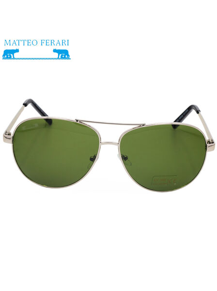 Ochelari de soare Bărbătești, Matteo Ferari, Pilot, Verde, UV400, MFJH-045GR