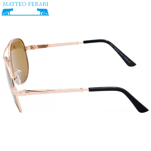 Ochelari stil Pilot pentru Bărbați, Matteo Ferari, UV400, MFJH-047BR