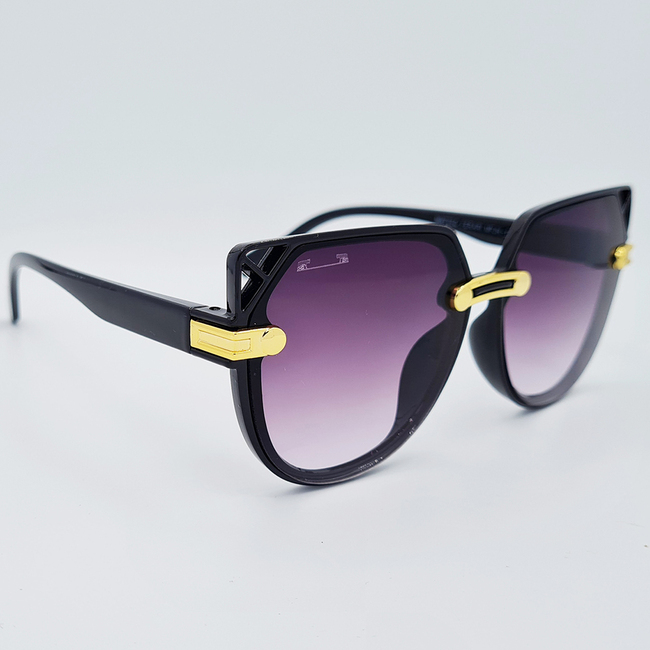 Ochelari de soare pentru Femei, Matteo Ferari, Cat eye, Negru, MFJH-135BK