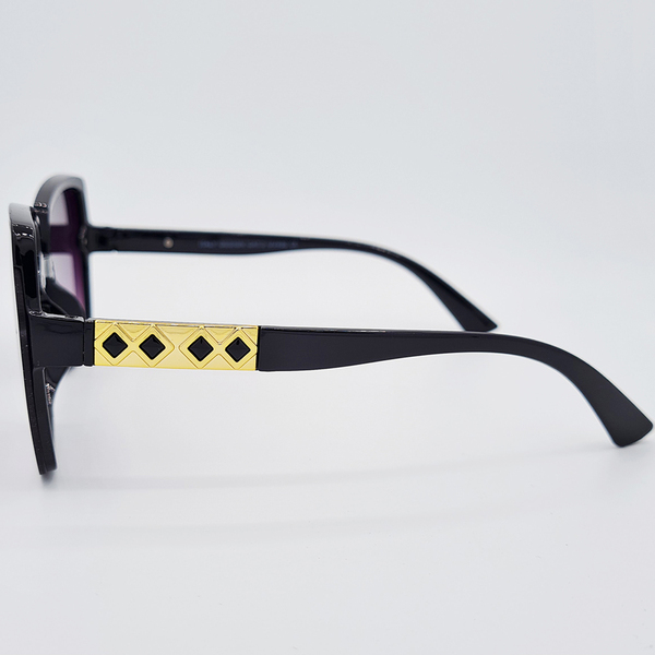 Ochelari de soare negri pentru Femei, Matteo Ferari, UV400, MFJH-131BK