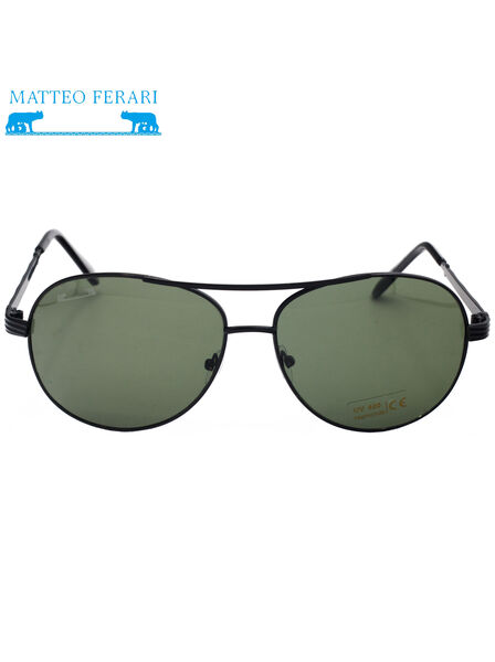 Ochelari de soare pentru Bărbați, Matteo Ferari, UV400, Stil Pilot, MFJH-047K