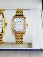 Set cadou ceas clasic pentru el și ea Matteo Ferari auriu MF014