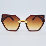 Ochelari de soare maro, pentru Femei, UV400, Matteo Ferari, MFJH-132BR