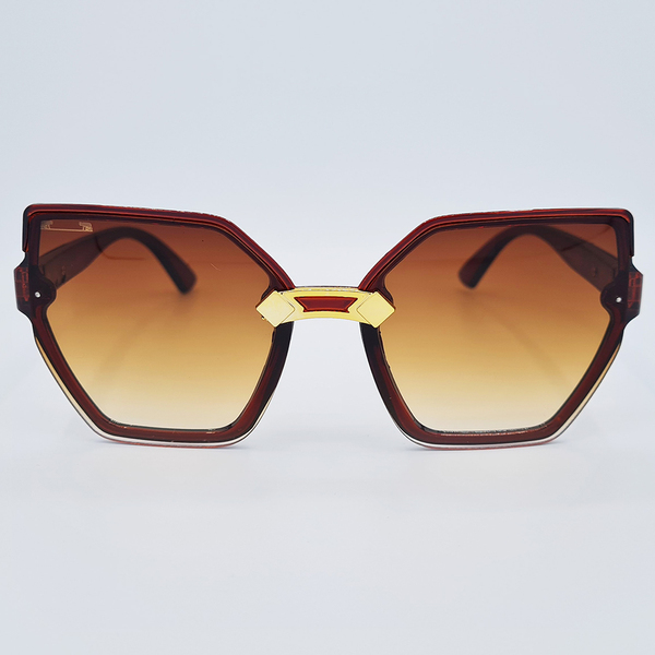 Ochelari de soare maro, pentru Femei, UV400, Matteo Ferari, MFJH-132BR