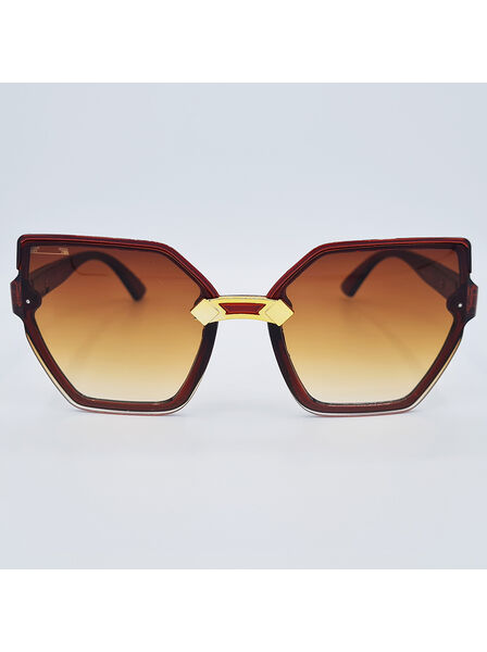 Ochelari de soare maro, pentru Femei, UV400, Matteo Ferari, MFJH-132BR