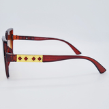 Ochelari de soare maro, pentru Femei, UV400, Matteo Ferari, MFJH-132BR