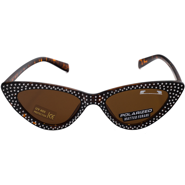 Ochelari de soare pentru Femei, Brown Cat eye, UV400, MFJH-006BR
