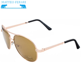 Ochelari stil Pilot pentru Bărbați, Matteo Ferari, UV400, MFJH-047BR
