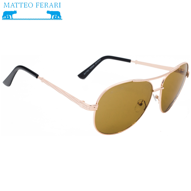 Ochelari stil Pilot pentru Bărbați, Matteo Ferari, UV400, MFJH-047BR