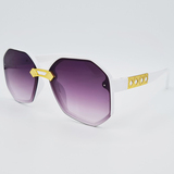 Ochelari de soare albi, Matteo Ferari, pentru Femei, UV400, MFJH-136W