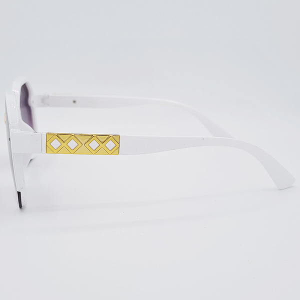 Ochelari de soare albi, Matteo Ferari, pentru Femei, UV400, MFJH-136W