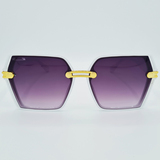 Ochelari de soare Albi, Matteo Ferari, lentilă neagră, UV400, MFJH-139W