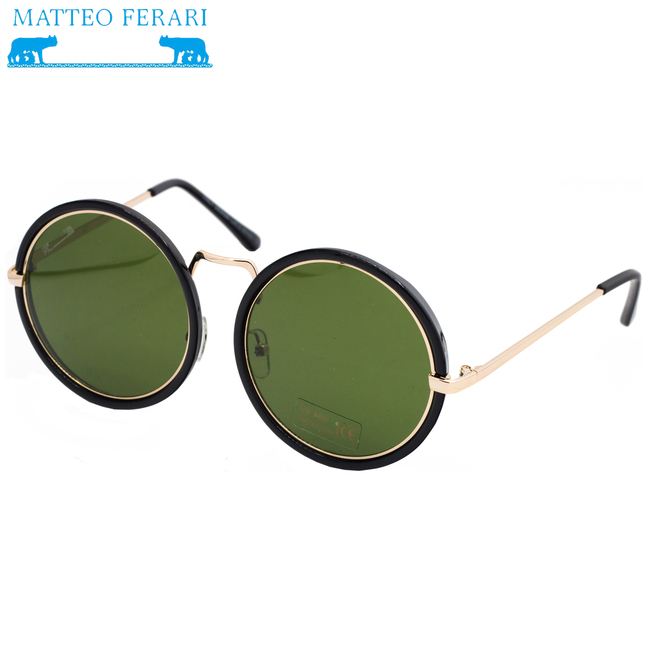 Ochelari de soare Matteo Ferari, UV400, Rotunzi, MFJH-058G