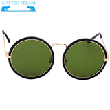 Ochelari de soare Matteo Ferari, UV400, Rotunzi, MFJH-058G