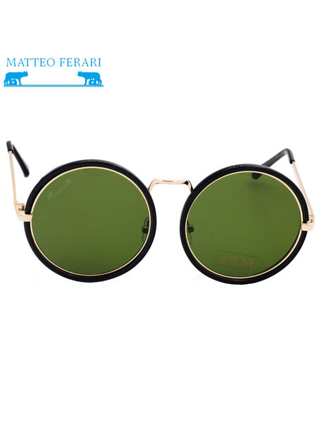 Ochelari de soare Matteo Ferari, UV400, Rotunzi, MFJH-058G