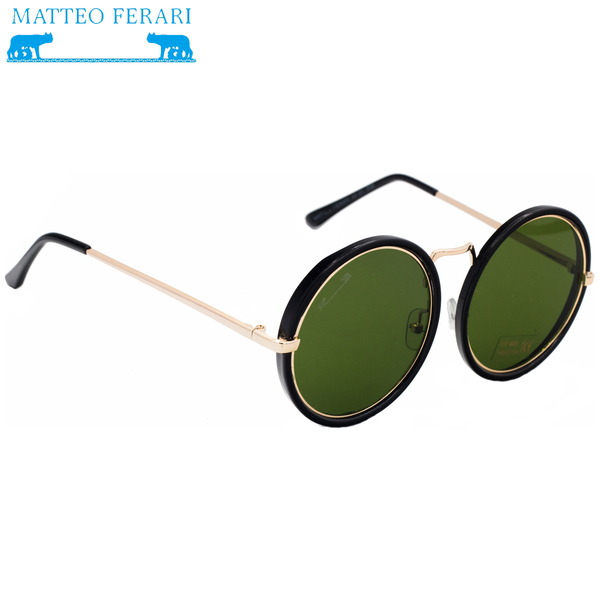 Ochelari de soare Matteo Ferari, UV400, Rotunzi, MFJH-058G