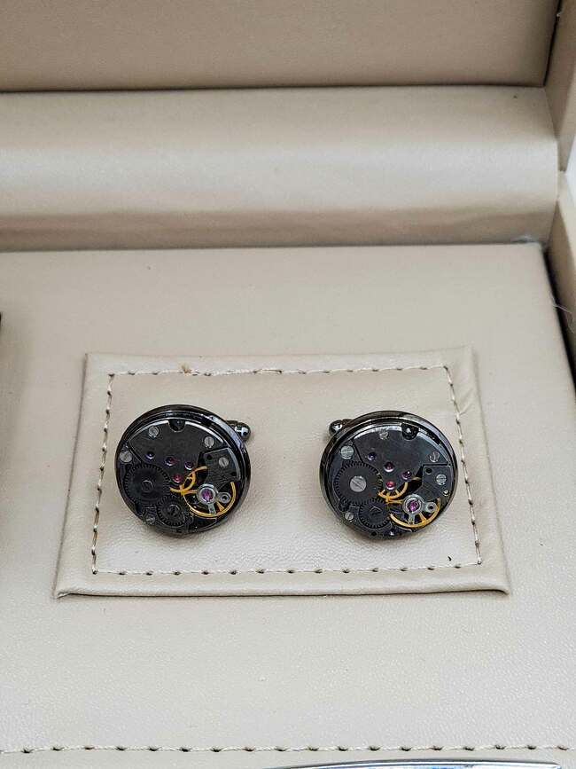 Set bărbătesc Cadou Matteo Ferari, Ceas, Butoni si pix metalic MF022B110G