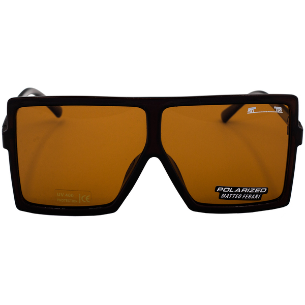 Ochelari de soare Unisex, Rectangulari, UV400, Polarizați, MFJH-013BR