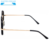 Ochelari de soare Matteo Ferari, UV400, Rotunzi, MFJH-058G