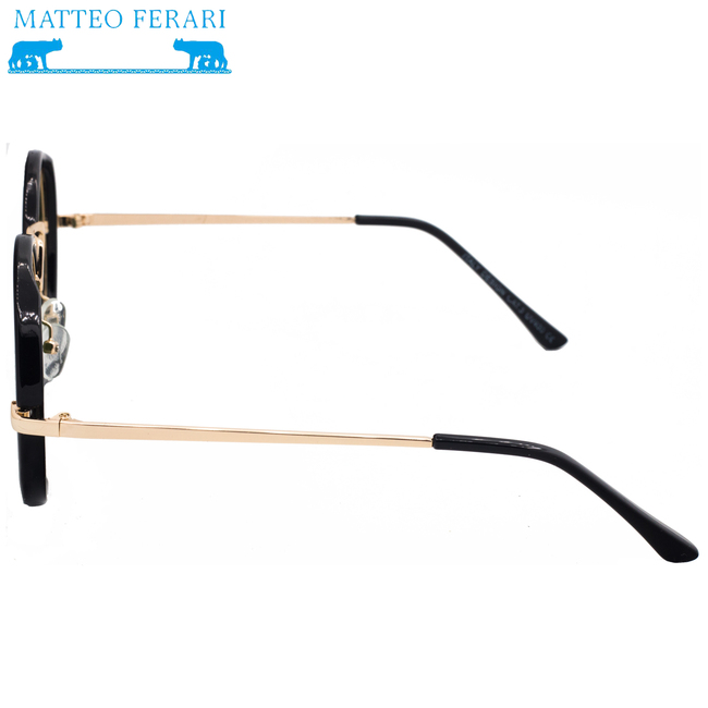 Ochelari de soare Matteo Ferari, UV400, Rotunzi, MFJH-058G