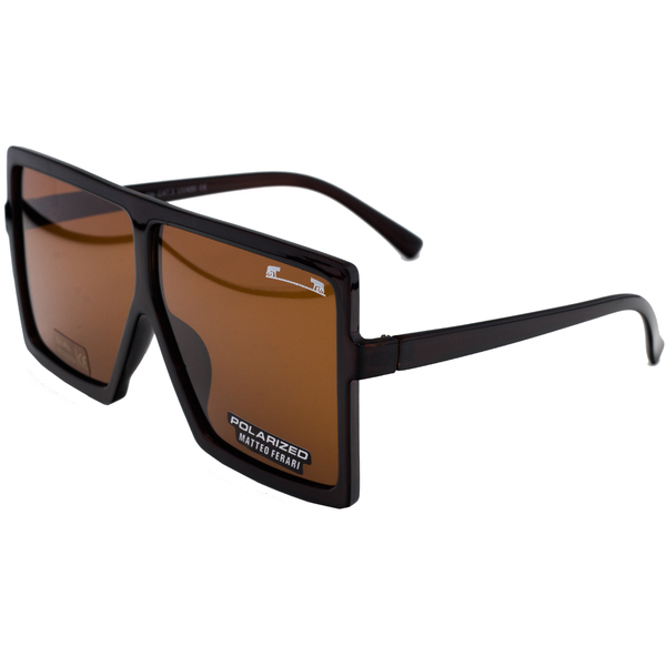 Ochelari de soare Unisex, Rectangulari, UV400, Polarizați, MFJH-013BR