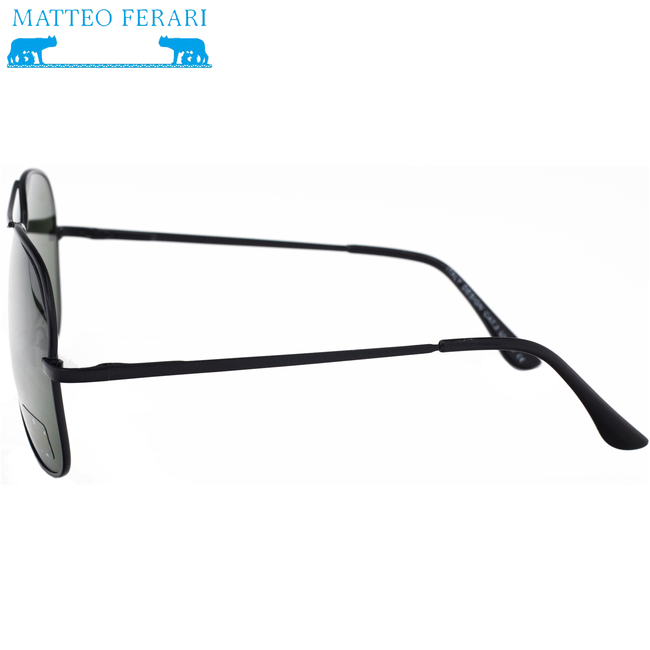 Ochelari de soare Bărbătești, Matteo Ferari, UV400, Negru, MFJH-054BK