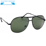 Ochelari de soare Bărbătești, Matteo Ferari, UV400, Negru, MFJH-054BK