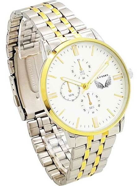 Ceas bărbătesc ulysses bicolor cu ecran alb WM008WTSG