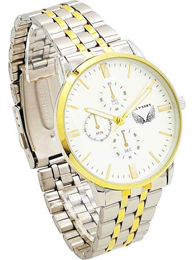 Ceas bărbătesc ulysses bicolor cu ecran alb WM008WTSG