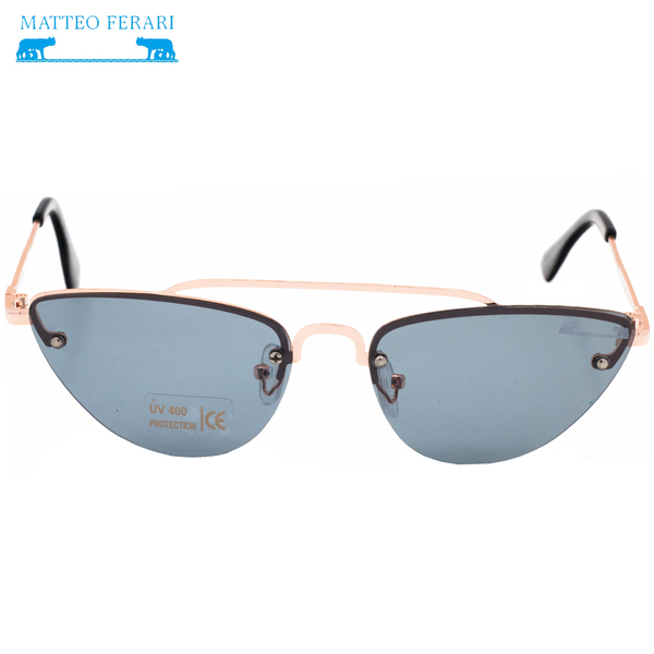 Ochelari de soare Damă, ramă aurie, lentilă neagră, UV400 MFJH-009BG