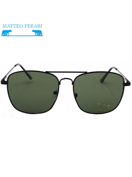 Ochelari de soare Bărbătești, Matteo Ferari, Pilot Rectangular, UV400, MFJH-040BK