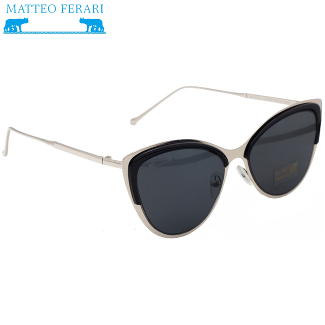 Ochelari de soare pentru Femei, Cat eye, Matteo Ferari, MFJH-055BK