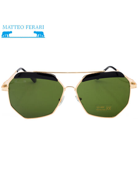 Ochelari de soare Matteo Ferari, UV400, Lentilă verde, MFJH-060G