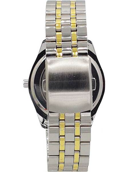 Ceas bărbătesc casual Ulysses WM001BKSG bicolor cu ecranul negru brățară