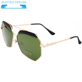 Ochelari de soare Matteo Ferari, UV400, Lentilă verde, MFJH-060G